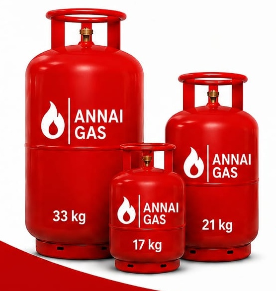 Annai Gas cylinder service range